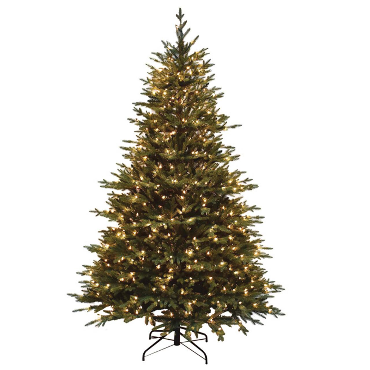 7.5ft. Pre-Lit Balsam Artificial Christmas Tree, Clear Lights